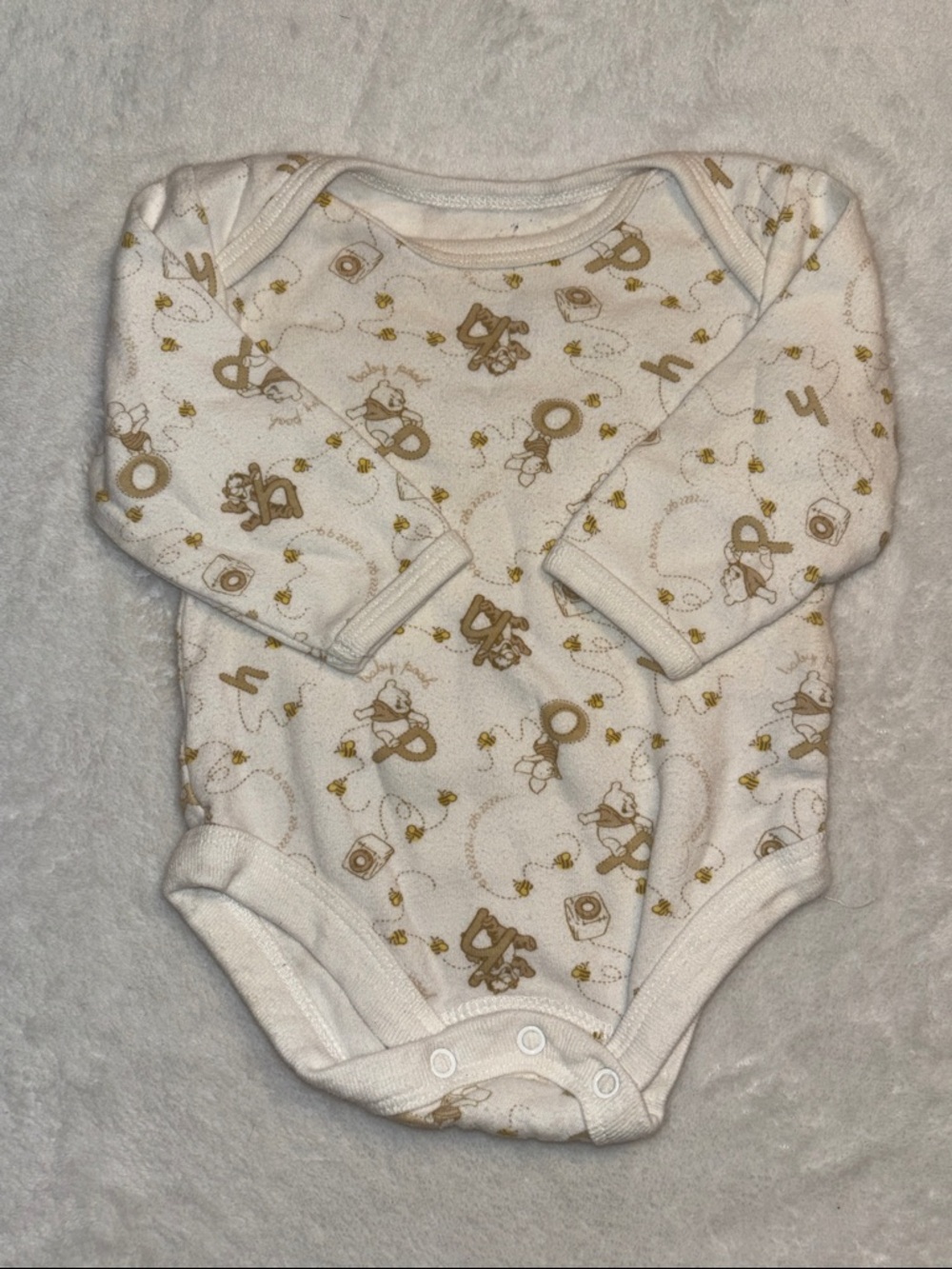 (3 for $10) Disney Winnie the Pooh One-Piece Bodysuit